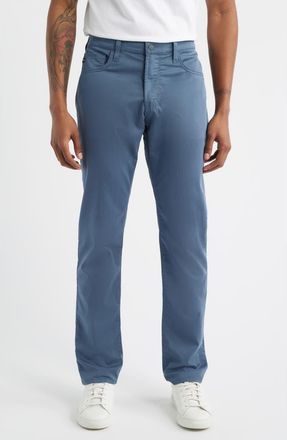 AG - Adriano Goldschmied Tellis Airluxe Commuter Performance Sateen Slim Fit Pants in Peaceful Bay at Nordstrom, Size 35 X 32