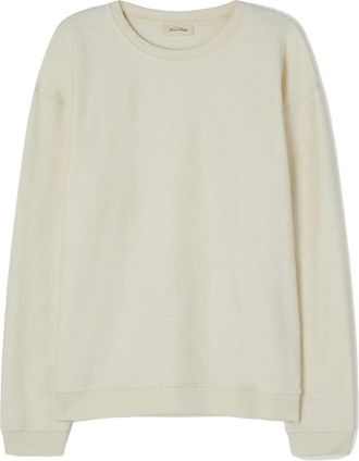 American Vintage Bobypark Sweatshirt - Heren - Sweatshirts & Hoodies - Beige - Maat: L Katoen