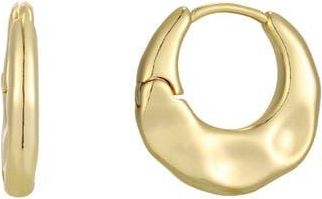 Adornia Hammered Hoop Earrings in Gold at Nordstrom Rack
