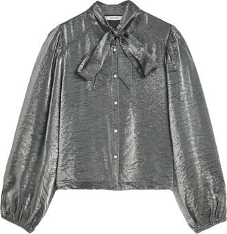 Summum Dames, Blouses & Shirts, Grijs, Maat: 3XL