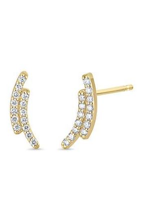 Bony Levy Solstice 18K Yellow Gold Diamond Bar Stud Earrings at Nordstrom Rack