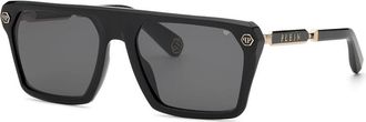 Philipp Plein SPP228 0700 Mens Sunglasses Black Size 59