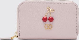 Valentino Garavani Portafoglio Cherryfic Valentino Garavani in pelle a grana