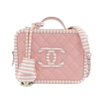 Chanel Pre-owned Vintage Schoudertas - Dames - Pre-owned - Roze - Maat: ONE Size