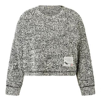 LeComte Truien & Vesten, Dames, Grijs, XS, Ronde hals gebreid