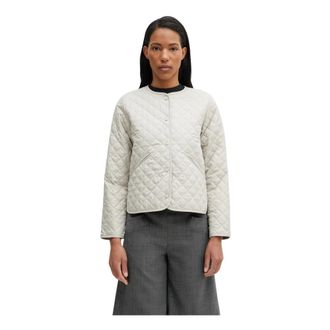 Barbour Cashel Collarless Quilted Jacket - Jackets - Mujer - Beige - S