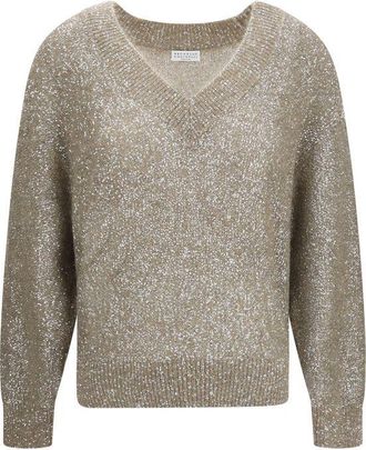 Brunello Cucinelli Beige Polyamide Womens Sweatshirt