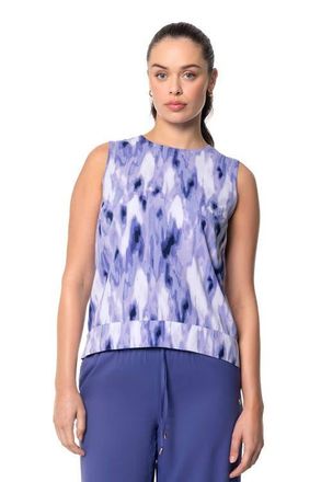 Coolibar Womens St. Tropez Long Sleeve Top Tank, UPF 50+ Sun Protection in Future Dusk Icat Watercolor at Nordstrom, Size Medium