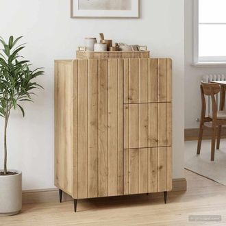 vidaXL Vidaxl Credenza Rovere Artigianale 66 X 34,5 X 91,5 Cm