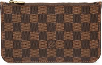 Louis Vuitton Pre-owned Clutches, female, Brown, Size: ONE SIZE Pre-owned Zip Pouch