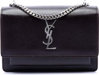 Saint Laurent Pre-owned Saint Laurent Small Calfskin Monogram Sunset Crossbody Ladies 817G92HMC9EFPL3B