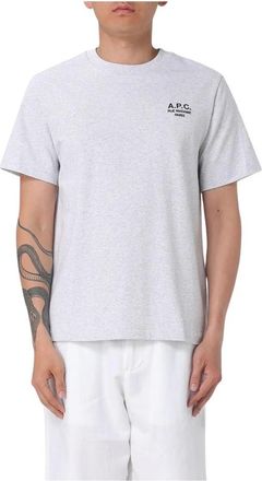 A.P.C. T-Shirts - Heren - T-shirts - Grijs - L - Tops
