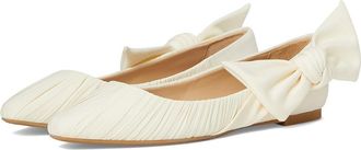 Badgley Mischka Valyn Womens Slippers Ivory : 8.5 M, Silk