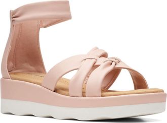 Clarks Womens Clara Rae Sandal, Light Pink, 5.5 UK