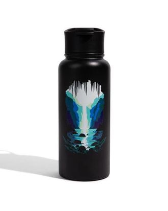 United By Blue 32 OZ Waterfall Steel Bottle in Black at Nordstrom