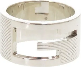 Gucci Silver Silver 925 Band Ring (Pre-Owned)