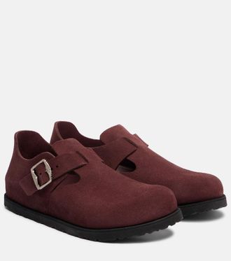 Birkenstock London suede slip-on shoes