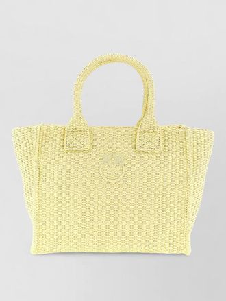 Pinko beach mini shopping bag dual handles
