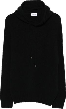 Scaglione Hooded Ribbed Sweater