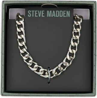 Steve Madden Curb Chain Necklace in Two-Tone at Nordstrom Rack