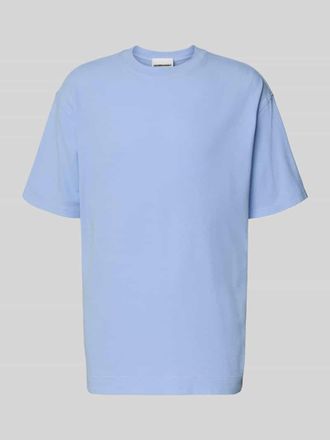 Armedangels Armedangels Relaxed Fit T-Shirt aus reiner Bio-Baumwolle Modell MAARKOS WAFFLE in Hellblau, Gr&ouml;&szlig;e XXL