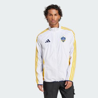 adidas adidas Performance Mens LA Galaxy Reversible Anthem Jacket - White - Size X-Large