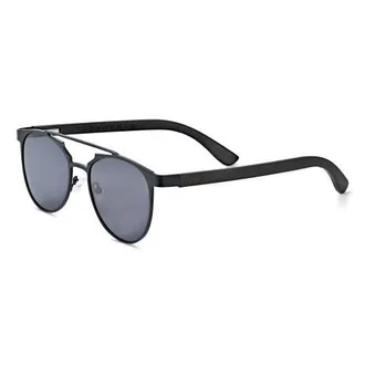 Earth Wood Positano Polarized Sunglasses in Black/black at Nordstrom