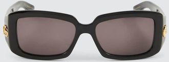 Gucci Double G rectangular sunglasses