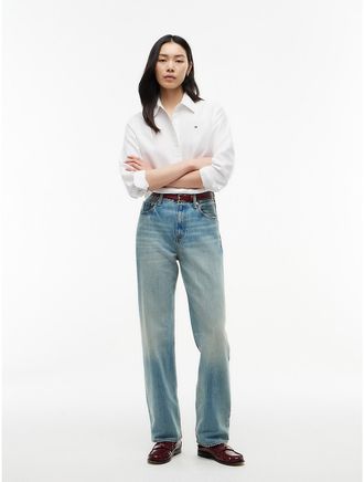 Tommy Hilfiger Womens High-Rise Straight Jean - Rio - 28W x LongL