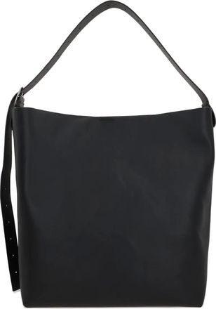 Jil Sander Borsa a spalla in pelle - Nero