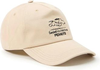 Iceberg Gabardine Baseball Cap - Heren - Petten - Beige - ONE Size - Katoen - Accessoires