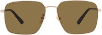 Gucci Brown Square Mens Sunglasses GG1965SK 003 60