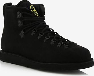 Stone Island Schn&uuml;rstiefeletten aus Nubukleder S0204