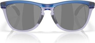 Oakley x Fortnite Brite Bomber Frogskins Range 55mm Prizm Polarized Keyhole Sunglasses in Black Blue at Nordstrom