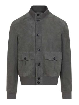 Ermenegildo Zegna Zegna Leather Blouson Jacket