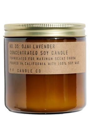 P.F. Candle Co. Ojai Lavender Large Concentrated Candle in Brown at Nordstrom