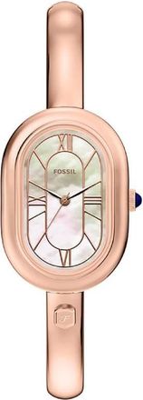 Fossil Sloan Quartz Ladies Elegant Oval Watch Es5472