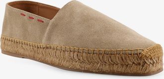 Kiton Mens Espadrilles Suede Beige Suede-Raffia Suede/raffia Flat Shoes