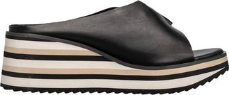 Antelope Womens Padme High Platform Bow Mules In Black