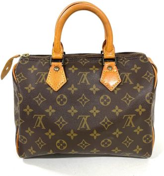 Louis Vuitton Brown Monogram Canvas Boston Bag (Pre-Owned)