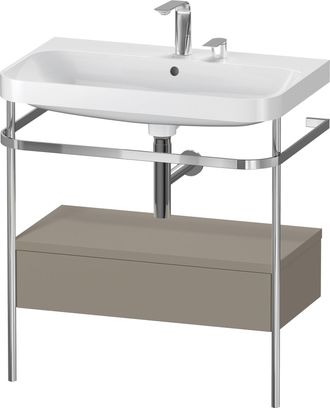 Duravit Set C-bonded Duravit Happy D.2 Plus Con Consola Met&aacute;lica Y Caj&oacute;n