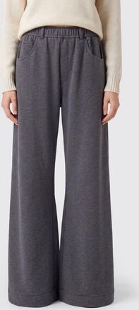 Brunello Cucinelli Wide-Leg Cotton Trousers with a Mid-Rise Waist and 5 Pockets