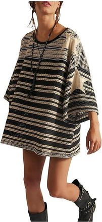 Free People We The Free Fun In The Sun T-Shirts Womens Clothing Oreo Combo : LG (Womens 12-14), Cotton/Polyester/Rayon