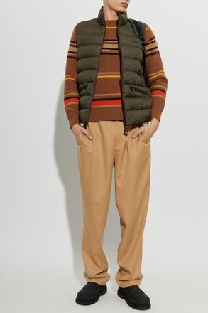 Moncler Quilted Vest Treompan, Mens, Green
