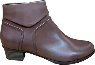 Regarde le ciel Womens Stefany Leather Boots In Brown