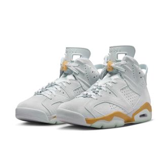 Nike Jordan Womens Air Jordan 6 Retro DQ4914-074 Sneakers White Lifestyle Shoes DWA3437
