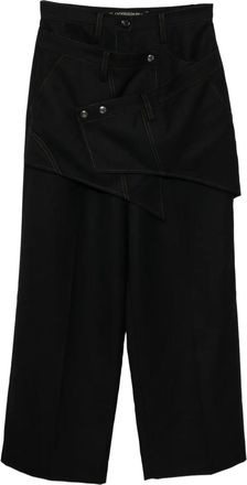 Andersson Bell Broek met gekruiste bandjes - Zwart