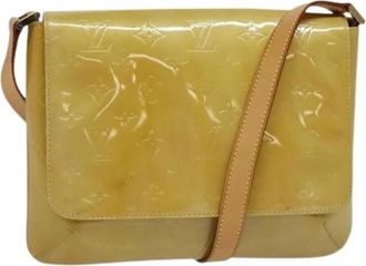 Louis Vuitton Pre-owned Cross Body Bag - Dames - Vintage Schoudertas - Geel - ONE Size - Leer - Vintage