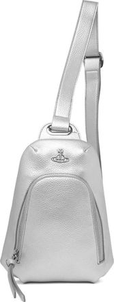Vivienne Westwood Schoudertas met ritssluiting - Zilver