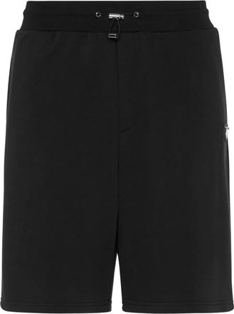 Philipp Plein Shorts sportivi in cotone - Nero
